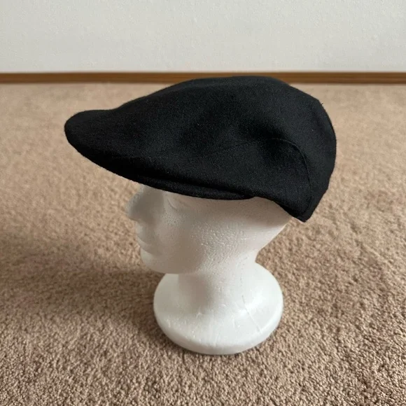 Broner Wear It! Cabbie Newsboy Black Hat - Size Large - Picture 2 of 5